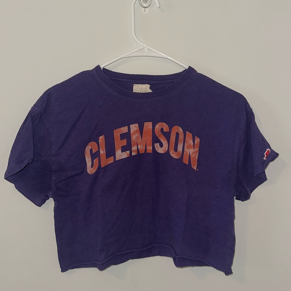 Cropped Clemson tee